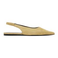 Proenza Schouler Beige Spike Slingback Ballerina Flats 242288F118000