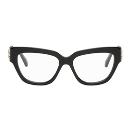 발렌시아가 Balenciaga Black Rectangular Glasses 242342F004000
