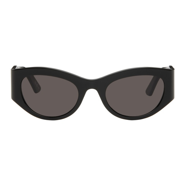 발렌시아가 발렌시아가 Balenciaga Black Round Sunglasses 242342F005000