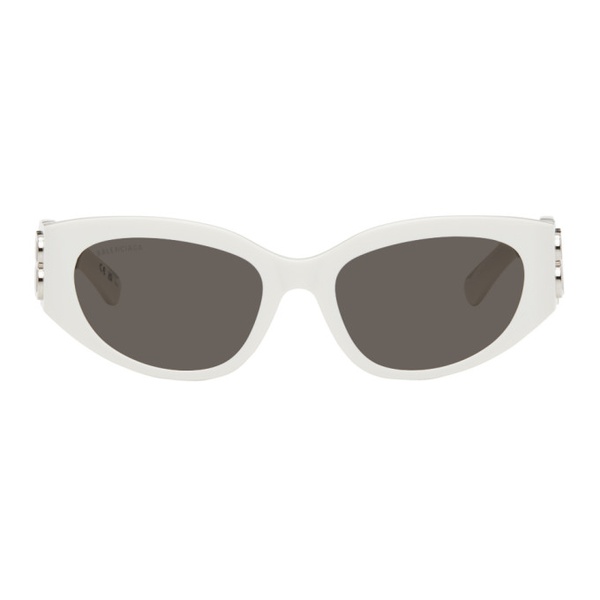 발렌시아가 발렌시아가 Balenciaga White Bossy Butterfly Sunglasses 242342F005001