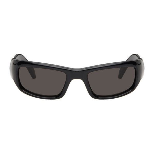발렌시아가 발렌시아가 Balenciaga Black Hamptons Rectangle Sunglasses 242342F005009