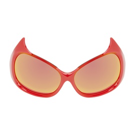발렌시아가 Balenciaga Red Gotham Cat Sunglasses 242342F005032