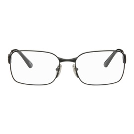 발렌시아가 Balenciaga Black Rectangular Glasses 242342M133004