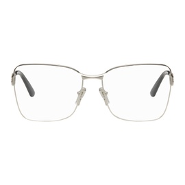 발렌시아가 Balenciaga Silver Square Glasses 242342M133007