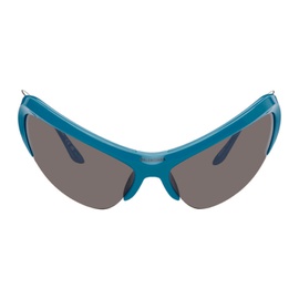 발렌시아가 Balenciaga Blue Wire Cat-Eye Sunglasses 242342M134002