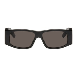 발렌시아가 Balenciaga Black LED Frame Sunglasses 242342M134005