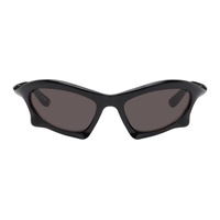발렌시아가 Balenciaga Black Bat Rectangle Sunglasses 242342M134007
