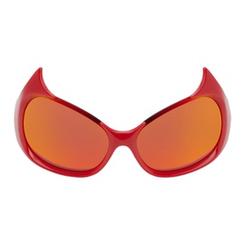 발렌시아가 Balenciaga Red Gotham Cat Sunglasses 242342M134009