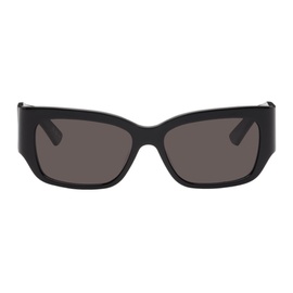 발렌시아가 Balenciaga Black Rectangular Sunglasses 242342M134020