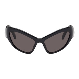 발렌시아가 Balenciaga Black Hamptons Cat Sunglasses 242342M134054