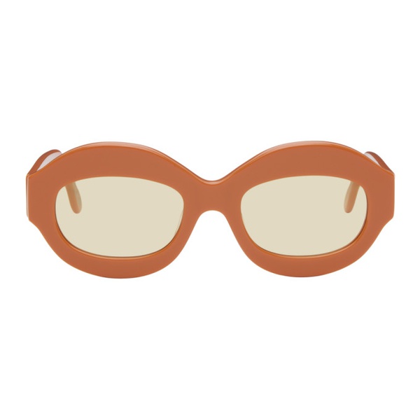 마르니 마르니 Marni Orange Ik Kil Cenote Sunglasses 242379M134037