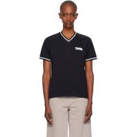 Maison Kitsune Black Flash Fox Raglan T-shirt 242389F110017