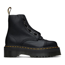 닥터마틴 Dr. Martens Black Sinclair Leather Platform Boots 242399F113038