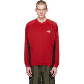 언더커버 UNDERCOVER Red & Black 노스페이스 The North Face 에디트 Edition Long Sleeve T-Shirt 242414M213021