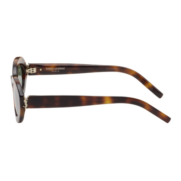 생로랑 생로랑 Saint Laurent Tortoiseshell SL M136 Sunglasses 242418F005000