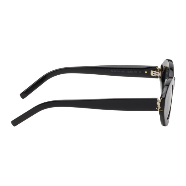 생로랑 생로랑 Saint Laurent Black SL M136 Sunglasses 242418F005001