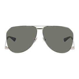 생로랑 Saint Laurent Silver SL 690 Dust Sunglasses 242418F005013