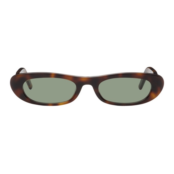 생로랑 생로랑 Saint Laurent Tortoiseshell SL 557 Shade Sunglasses 242418F005038