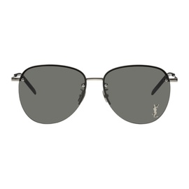 생로랑 Saint Laurent Silver SL 328/K Sunglasses 242418M134000