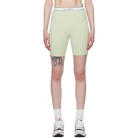 스포티 앤 리치 Sporty & Rich Green Serif Shorts 242446F541000