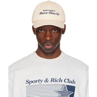 스포티 앤 리치 Sporty & Rich 오프화이트 Off-White H&W Club Cap 242446M139001