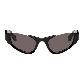 알라이아 ALAIA Black Cat-Eye Sunglasses 242483F005006