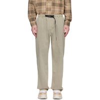 그라미치 Gramicci Gray Relaxed-Fit Trousers 242565M191018