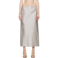팔로마울 Paloma Wool Silver Amara Midi Skirt 242648F092011