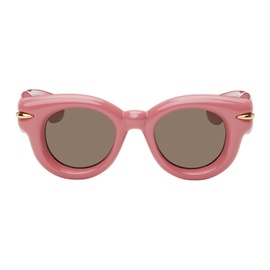로에베 LOEWE Pink Inflated Round Sunglasses 242677F005006