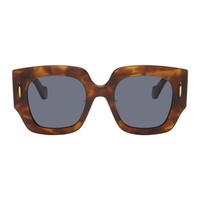 로에베 LOEWE Brown Monogram Sunglasses 242677F005023