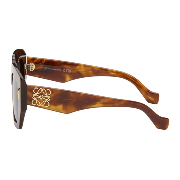 로에베 로에베 LOEWE Brown Monogram Sunglasses 242677F005023