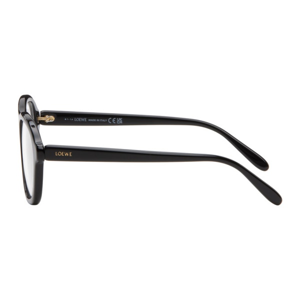 로에베 로에베 LOEWE Black Thin Glasses 242677M133002