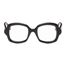 로에베 LOEWE Black Curvy Glasses 242677M133005