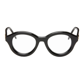 로에베 LOEWE Black Curvy Glasses 242677M133006