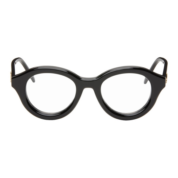 로에베 로에베 LOEWE Black Curvy Glasses 242677M133006