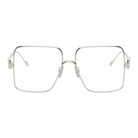로에베 LOEWE Silver Square Glasses 242677M133009