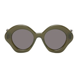 로에베 LOEWE Green Bow Sunglasses 242677M134009