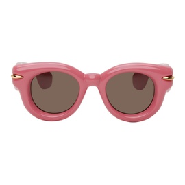 로에베 LOEWE Pink Inflated Round Sunglasses 242677M134014