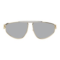 로에베 LOEWE Gold Spoiler New Aviator Sunglasses 242677M134015