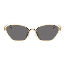 로에베 LOEWE Gold Anagram Hexagonal Sunglasses 242677M134019