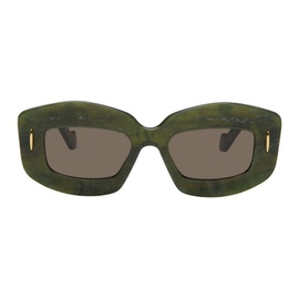 로에베 LOEWE Green Screen Acetate Sunglasses 242677M134020