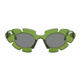 로에베 LOEWE Green Flower Sunglasses 242677M134030