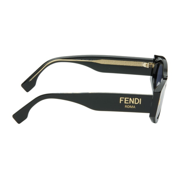 펜디 펜디 Fendi Black Roma Sunglasses 242693F005005