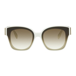 White 펜디 Fendi First Sunglasses 242693F005011