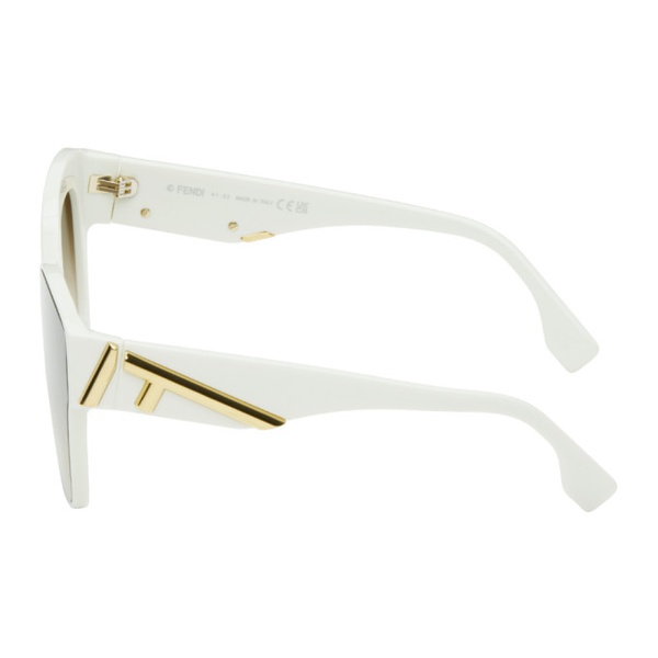 펜디 White 펜디 Fendi First Sunglasses 242693F005011