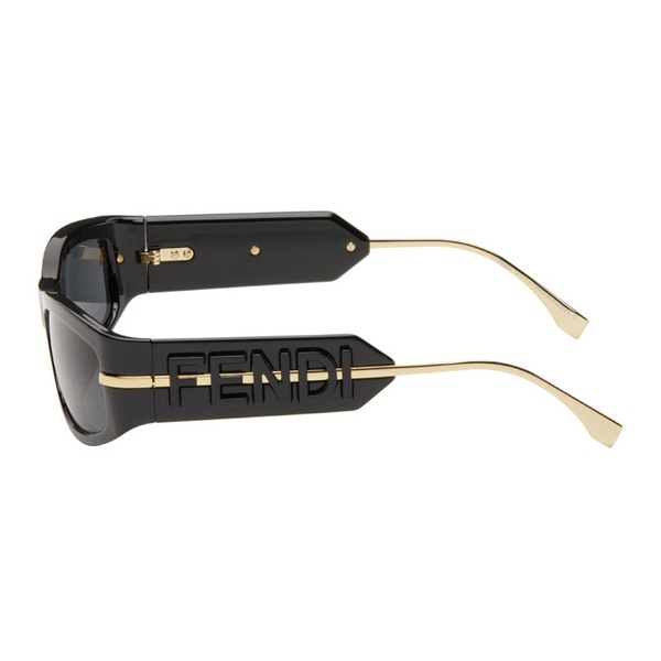 펜디 Black & Gold 펜디 Fendigraphy Sunglasses 242693M134003