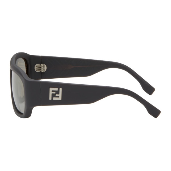 펜디 펜디 Fendi Gray FF Sunglasses 242693M134004
