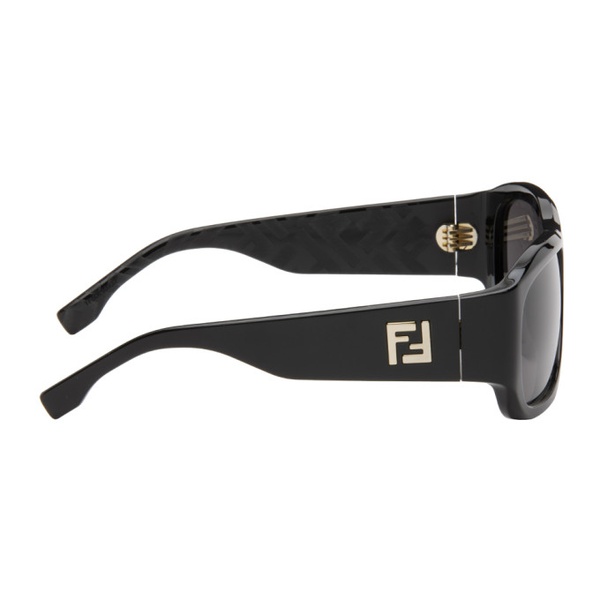 펜디 펜디 Fendi Black FF Sunglasses 242693M134005
