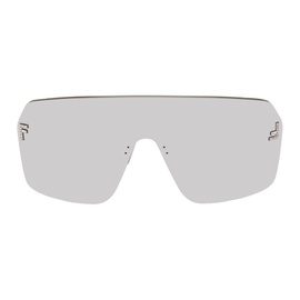 Gunmetal & Silver 펜디 Fendi First Crystal Sunglasses 242693M134007
