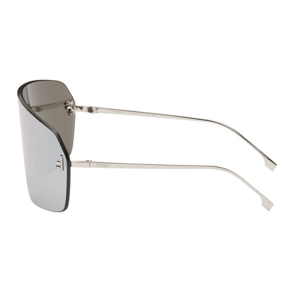 펜디 Gunmetal & Silver 펜디 Fendi First Crystal Sunglasses 242693M134007